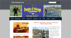 Desktop Screenshot of pempickleball.com